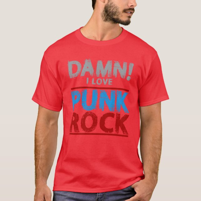 Camiseta Rock Punk retro (Anverso)