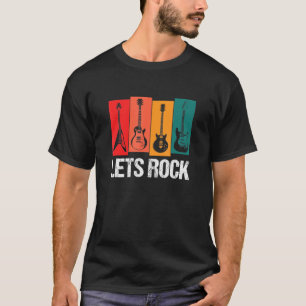 Camiseta Rock Retro Leyenda Rock Rock Y Roll Music Gu