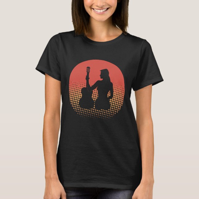 Camiseta Rock Retro Vintage, Rollo Y Mujer Gui (Anverso)