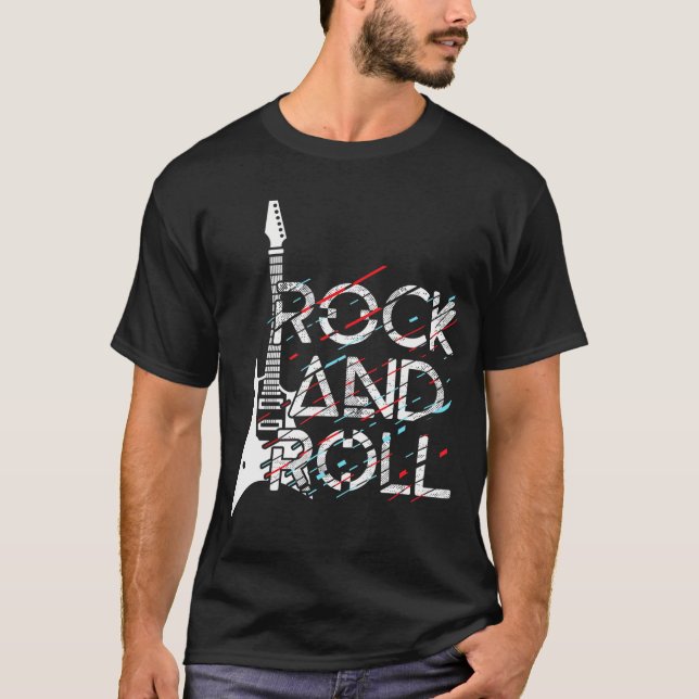 Camiseta Rock Retro Vintage Y Niños Rollos (Anverso)