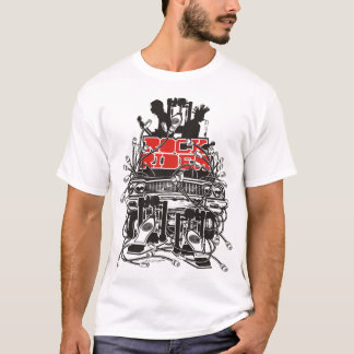 Camiseta Rock Rider (rojo-negro)