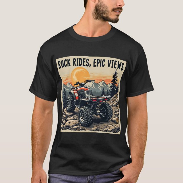 Camiseta Rock Rides Epic Views - Aventura (Anverso)