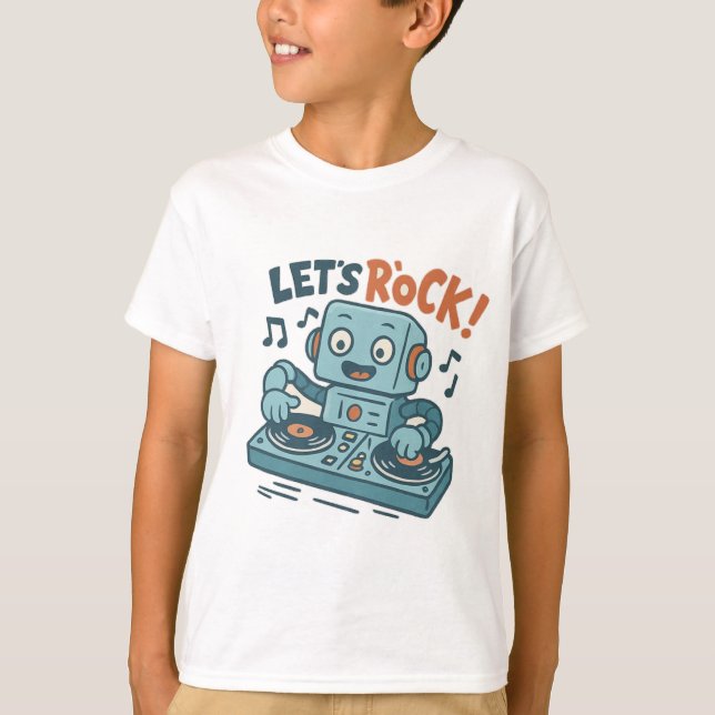 Camiseta Rock Robot (Anverso)