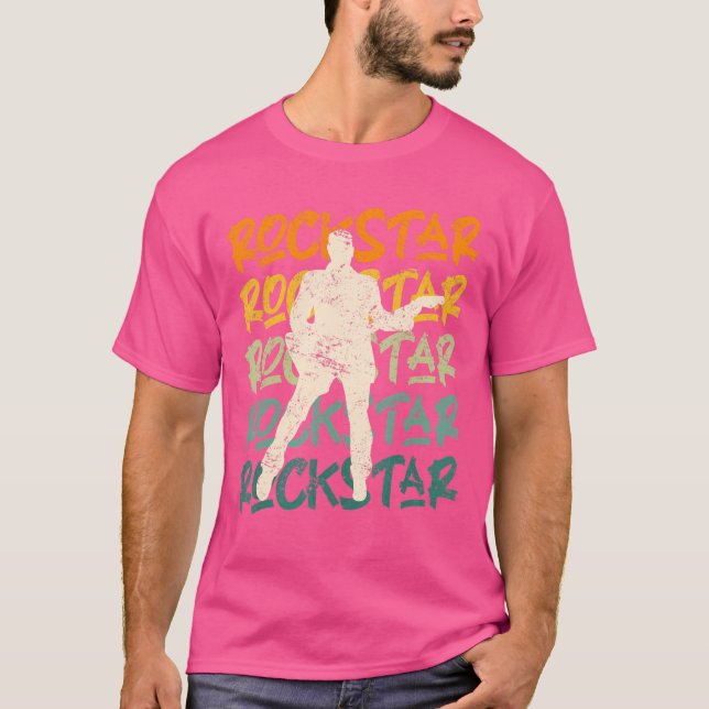 Camiseta Rock rock rock rock rock estrella (Anverso)