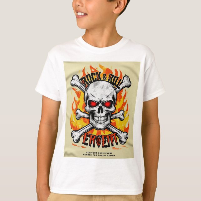 Camiseta Rock & Roll Rebellion Tee (Anverso)