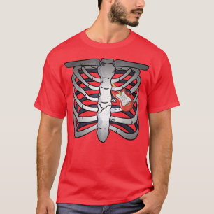 Camiseta Rock & Roll Skeleton Guitar Player Música Figurati
