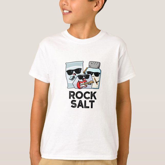 Camiseta Rock Salt Funny Condiny Music Pun (Anverso)
