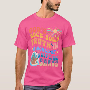 Camiseta Rock Sólido De Dios Rompiendo Rock Beach Vbs 2024 