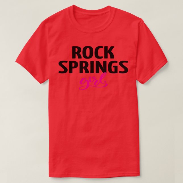 Camiseta Rock Springs Chica 1 (Diseño del anverso)