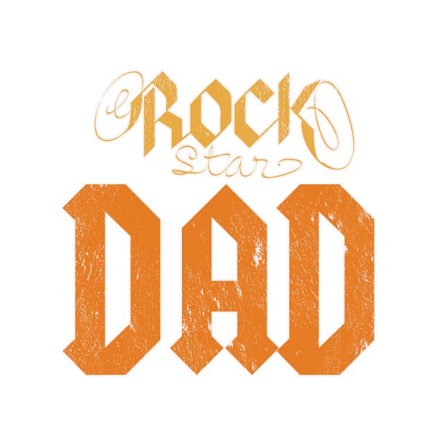 Camiseta Rock Star Dad (Subido por el creador)