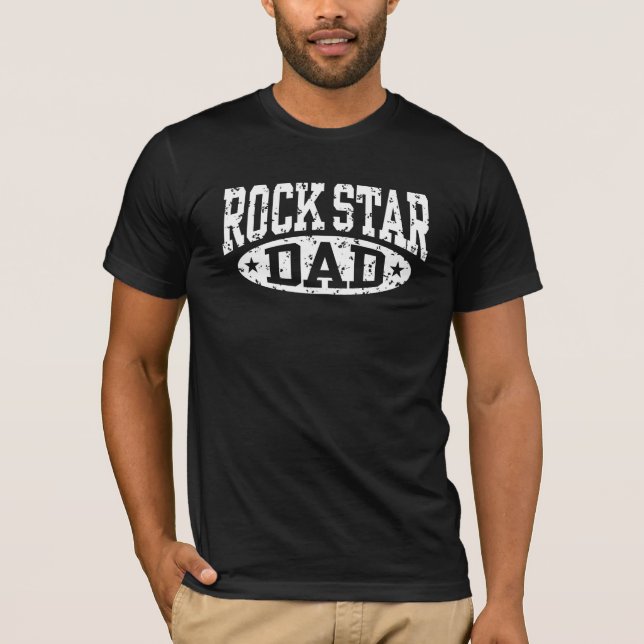 Camiseta Rock Star Dad (Anverso)