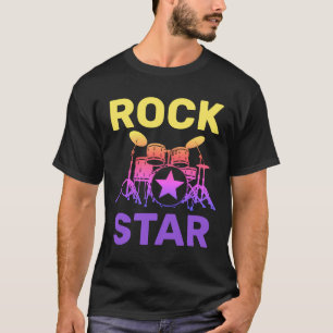 Camiseta Rock Star Drums