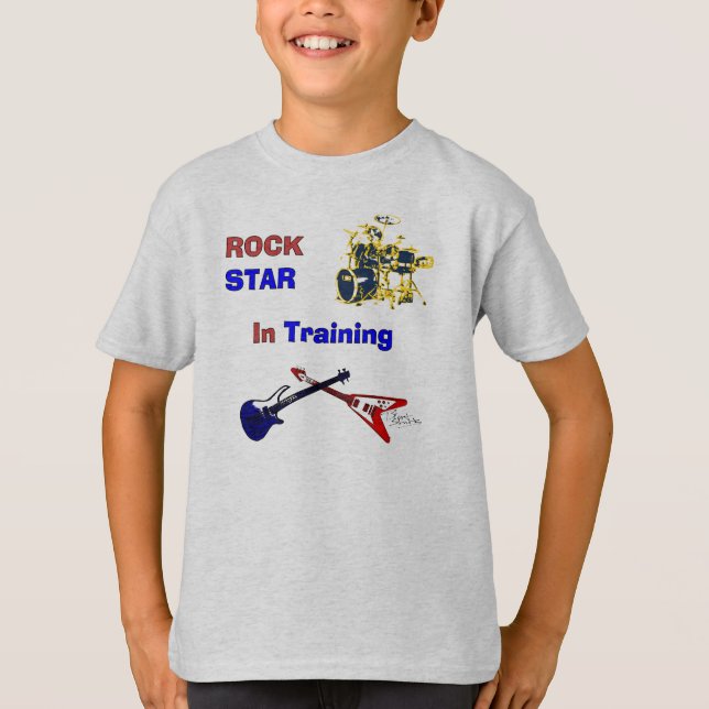 Camiseta Rock Star In Training (Anverso)