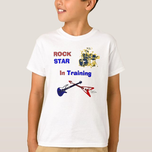 Camiseta Rock Star In Training (Anverso)