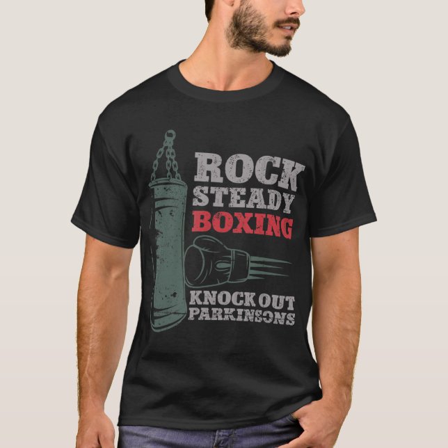 Camiseta Rock Steady Boxing echa a perder el boxeo en Parki (Anverso)