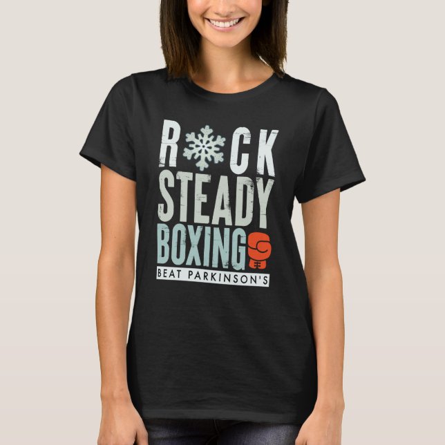 Camiseta Rock Steady Boxing Parkinson edición de invierno (Anverso)