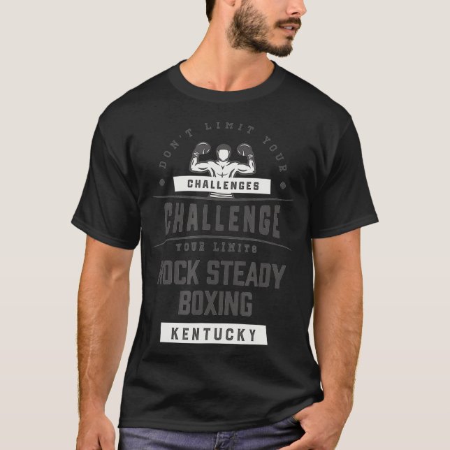 Camiseta Rock Steady Boxing Parkinsons Kentucky (Anverso)