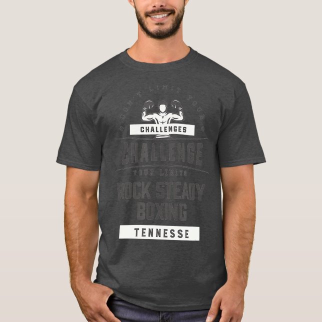 Camiseta Rock Steady Boxing Parkinsons Tennessee (Anverso)