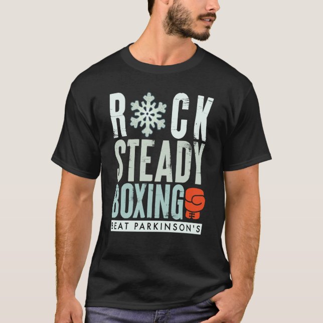 Camiseta Rock Steady Boxing Parkinson's Winter Edition (Anverso)