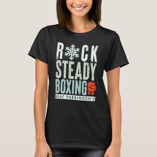 Camiseta Rock Steady Boxing Parkinson's Winter Edition (Anverso)