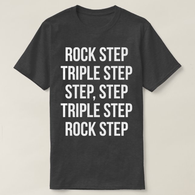 Camiseta Rock Step Swing Dance (Diseño del anverso)