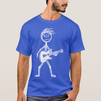 Camiseta Rock Stickman Guitarist gift