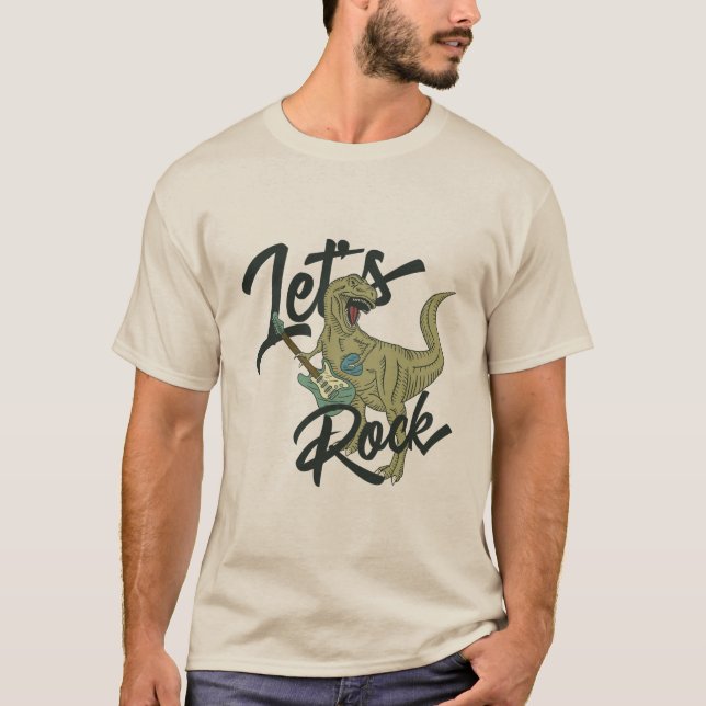 Camiseta Rock T Rex (Anverso)