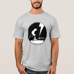 Camiseta Rock Tees   Snoopy Howling
