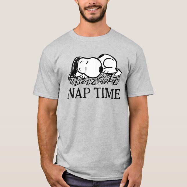 Camiseta Rock Tees | Tiempo de Nap Snoopy (Anverso)