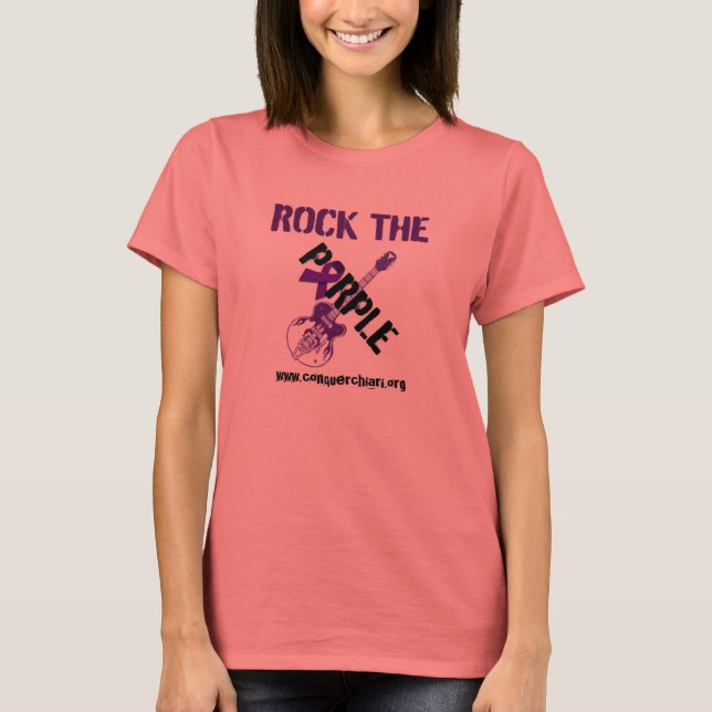 Camiseta Rock the Purple - Chiari (Anverso)