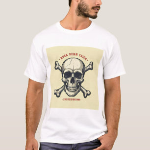 Camiseta "Rock the Rebellion: Audaz Skull & Crossbone T-Shi