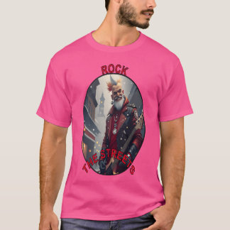 Camiseta Rock the Streets Punk Rock Rebel Art