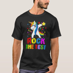 Camiseta Rock The Tes Test Day Teacher Testing Squad Unicor