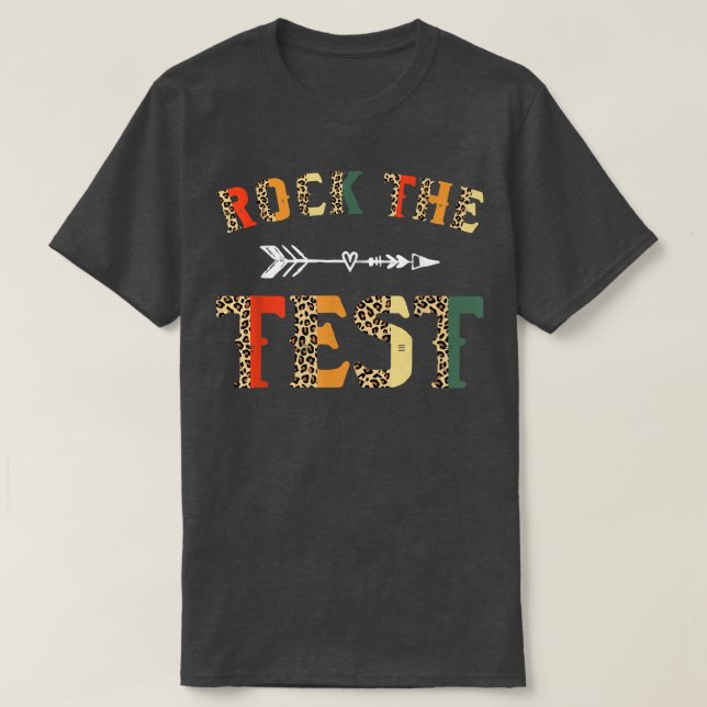 Camiseta Rock The Test College School Leopard Finals Motiva (Diseño del anverso)