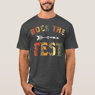 Camiseta Rock The Test College School Leopard Finals Motiva