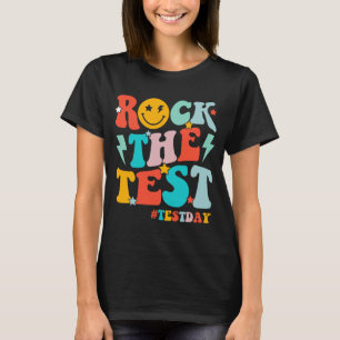 Camiseta Rock The Test Day Motivational Students Ki