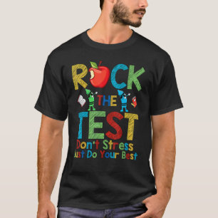Camiseta Rock The Test Day Probar a profesores Día de Dabin