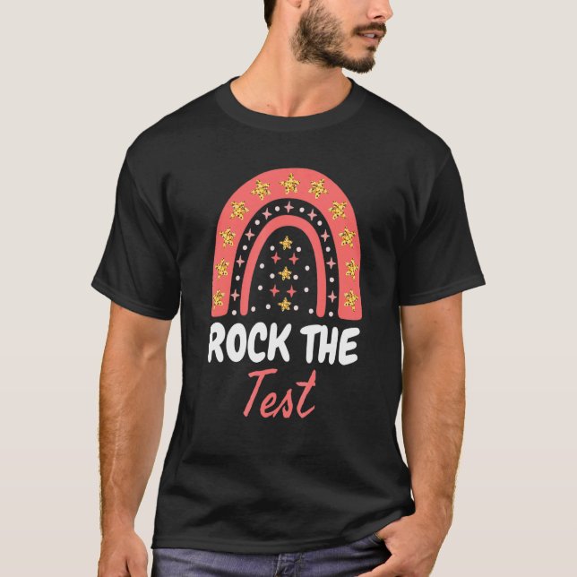 Camiseta Rock The Test Day Probar a profesores Día de prueb (Anverso)