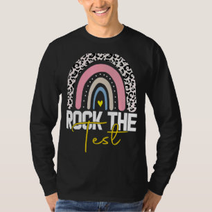 Camiseta Rock The Test Day Probar a profesores Día de prueb