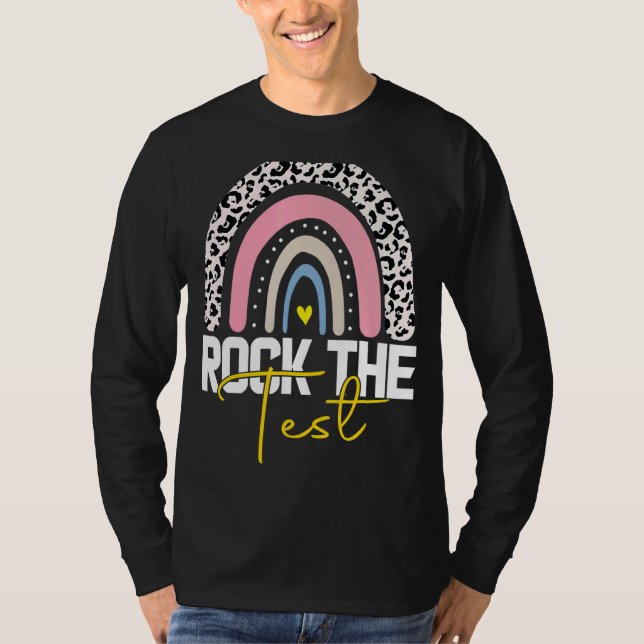 Camiseta Rock The Test Day Probar a profesores Día de prueb (Anverso)