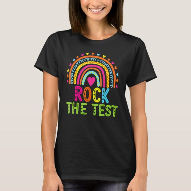Camiseta Rock The Test Day Probar a profesores Día de prueb (Anverso)