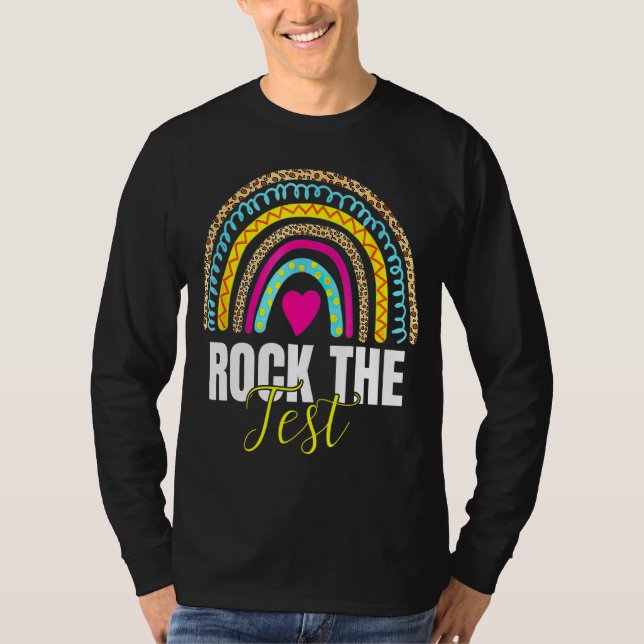 Camiseta Rock The Test Day Probar a profesores Día de prueb (Anverso)