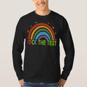 Camiseta Rock The Test Day Probar a profesores Día de prueb
