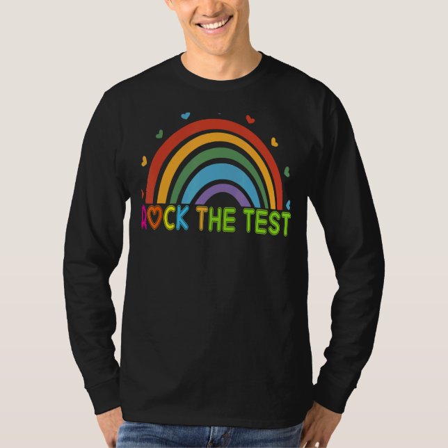 Camiseta Rock The Test Day Probar a profesores Día de prueb (Anverso)