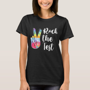 Camiseta Rock The Test Day Probar Día del Profesor Prueba D