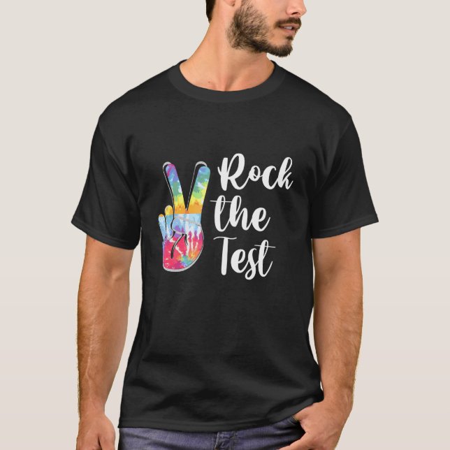 Camiseta Rock The Test Day Probar Día del Profesor Prueba D (Anverso)