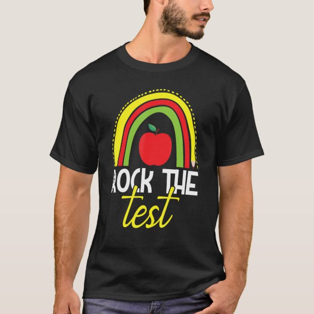 Camiseta Rock The Test Day Rainbow Testing Day Student Y (Anverso)