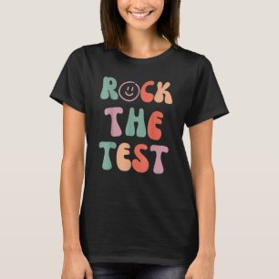 Camiseta Rock The Test Day Retro Motivational Teach