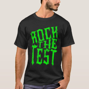 Camiseta Rock The Test Day Retro Motivational Teach