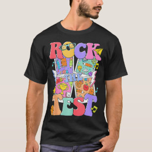Camiseta Rock The Test Day Retro Motivational Teach